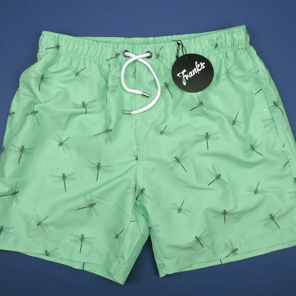 Franks Dragonfly Swim Trunks NWT L (Runs small)